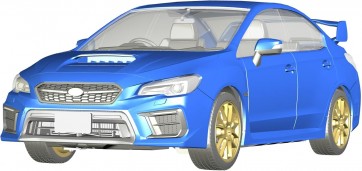 Fujimi 1/24 Inch-up Series No.189 Subaru WRX STI EJ20 Final Edition, FUJ48383, by FUJIMI