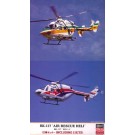Hasegawa 1/72 BK-117 "Disaster Prevention Helicopter" (Shizuoka / Akita Prefecture) 2 sets plastic kit  , HAS20863, by HASEGAWA