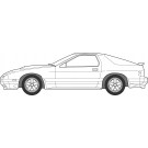 Fujimi 1/24 High Socar Series No.7 Savanna RX-7 FC3S Late Model (High-class Car Version), FUJ47799, by FUJIMI