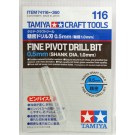 Tamiya Craft Tools FINE DRILL BIT 0.5MM (SHAFT DIAMETER 1.0MM)  , TAM41168, by TAMIYA