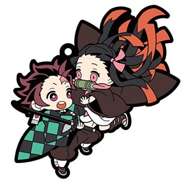 MegaHouse RUBBER MASCOT BUDDY COLLE DEMON SLAYER: KIMETSU NO YAIBA: 1BOX (6PCS)  , MEG27358, by MEGAHOUSE