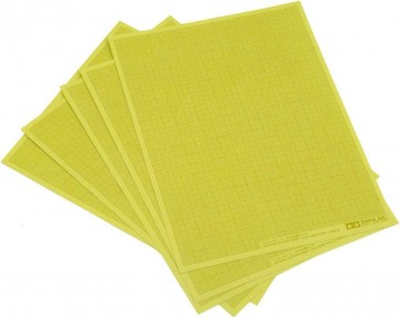 Tamiya Tamiya Make-up Materials No.129 Masking Sticker Sheet 1mm Grid Type (5pcs), TAM76918, by TAMIYA