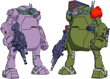 Hasegawa 1/35 MechatroWeGo VOTOMS Collaboration Series Vol.3 Melquiya Color & Red Shoulder Custom, HAS48142, by HASEGAWA