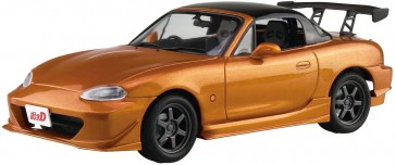 Aoshima 1/24 Initial D No.16 Satoshi Omiya NB8C Roadster, AOS64184, by AOSHIMA