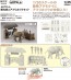 KAIYODO 1/35 ARTPLA Tourist And African Elephant Set, KYD90161, by KAIYODO