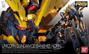 Bandai 1/144 RG Unicorn Gundam 02 Banshee Norn , BAN10603, by BANDAI