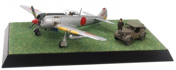 Tamiya 1/48 Aircraft Series NAKAJIMA KI-84 HAYATE & TYPE 95 KUROGANE DIORAMA SET  t, TAM11164, by TAMIYA