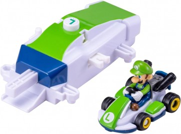 TAKARA TOMY Drift Tomica Mario Kart Drift Starter Set Luigi & Standard Kart, TAK02164, by TAKARA TOMY