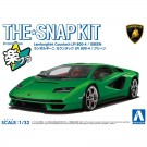 Aoshima 1/32 The Snap Kit No.19-E Lamborghini Countach LPI 800-4 (Green), AOS65433, by AOSHIMA