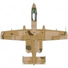 Platz 1/48 US Air Force Attack Aircraft A-10A Thunderbolt II Air Force Reserve Desert Camouflage Paint Machine Machine Gun & Pitot Tube Metal Parts Included, PLZ06763, by PLATZ