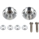 Tamiya HG Lightweight 13mm Tapered Aluminum Ball-Race Rollers, TAM56838, by TAMIYA