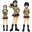 Platz 1/35 GIRLS UND PANZER DAS FINALE: CHIHATAN ACADEMY FIGURE SET SCHOOL UNIFORM VER.  , PLZ60300, by PLATZ