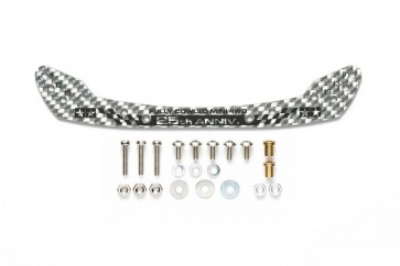 Tamiya Mini 4WD Grade Up Part HG Carbon Front Stay (1.5mm/silver)   , TAM51246, by TAMIYA