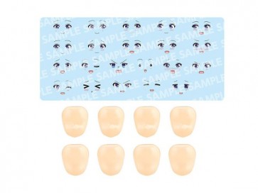 Kotobukiya 1/10 Customized Face & Decal Set Vol.10 Designed By Raguhonoerika For Ritsuka Saeki A, KBY76536, by KOTOBUKIYA