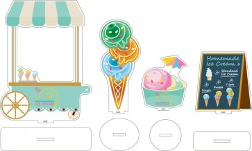 Good Smile Company Nendoroid More Acrylic Stand Decorations: Ice Cream Parlor, GSC61986, by GOOD SMILE COMPANY