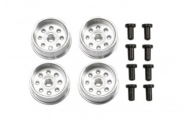 TAMIYA HG Large Dia. Narrow Aluminum Wheels 4pcs, TAM95275, by TAMIYA