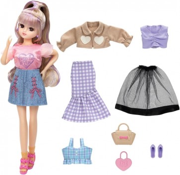 TAKARA TOMY Licca-chan LD-03 Licca-chan 1week Coordinate Gift Set, TAK98823, by TAKARA TOMY