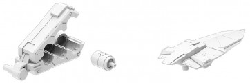 Bandai Builders Parts HD MS Funnel 01 White (Non Scale) , BAN11870, by BANDAI
