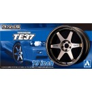 Aoshima 1/24 Volk Racing TE 37 19 inch Plastic kit , AOS53904, by AOSHIMA