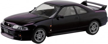 Aoshima 1/32 Raku-Pla Snap Kit No.21-MP Nissan R33 Skyline GT-R (Midnight Purple), AOS00346, by AOSHIMA