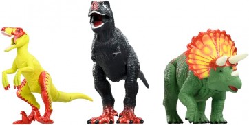 TAKARA TOMY Ania Adventure Continent Ania Kingdom Volcano Dinosaur Set (Metal Red Ver.), TAK03437, by TAKARA TOMY