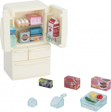 Epoch Sylvanian Families Ka-422 Refrigerator Set (5 Doors)  , EPC88004, by Epoch