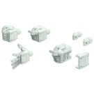 Bandai 1/144 Builders Parts HD MS Hand 01 (EFSF) Gundam White , BAN11924, by BANDAI