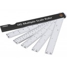 Wave Wave Parts Tool Series HG Multiple-Scale Ruler, WAV80749, by WAVE