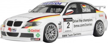 Platz 1/24 BMW 320si E90 2009 BTCC Champion Team RAC Colin Turkington with decals, PLZ31956, by PLATZ