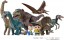 TAKARA TOMY Ania "Crayon Shin-chan the Movie: Our Dinosaur Diary" Shin-chan and Velociraptor, TAK45390, by TAKARA TOMY