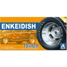 Aoshima 1/24 The Tuned Parts No.108 Enkei Dish 15 inch, AOS66256, by AOSHIMA