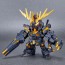 Bandai SD Gundam Cross Silhouette: Unicorn Gundam 2 Banshee (Destroy Mode) & Banshee Norn Parts Set, BAN21597, by BANDAI