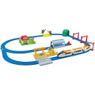 TAKARA TOMY Plarail Scenes galore! Play with Tomica! Action Town Set, TAK90581, by TAKARA TOMY