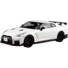 Aoshima 1/24 Raku-Pla Snap Car No.05-BW R35 NISSAN GT-R NISMO 2017 Brilliant White Pearl, AOS67864, by AOSHIMA