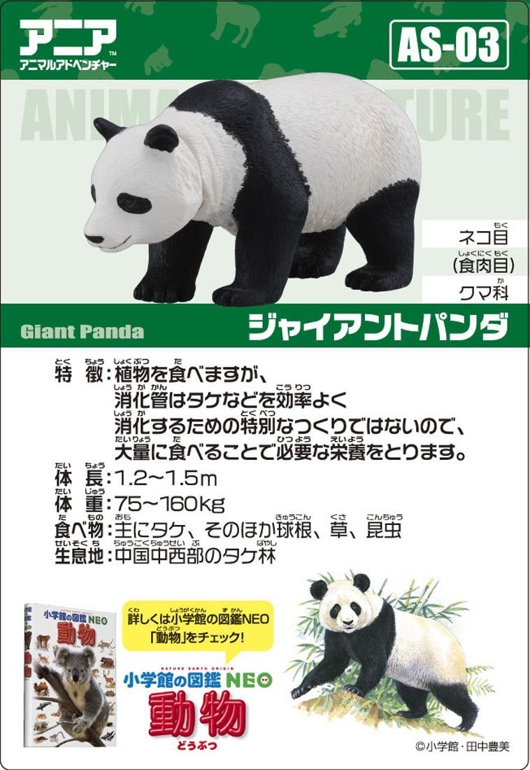 TAKARATOMY Ania AS-03 Giant Panda japan NEW | Zipang Hobby
