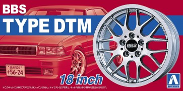 1/24 BBS DTM 18 Inch　Aoshima  (4 wheels & tires), AOS05242, by AOSHIMA