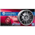 Aoshima 1/24 Club Linea L566 20 inch plastic kit   (4 wheels & tires), AOS53850, by AOSHIMA