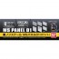 Bandai Builders Parts HD MS Panel 01 White (Non Scale) , BAN11788, by BANDAI