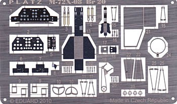 Platz Detail up etching part for 1/72-inch heavy bomber (BR.20)  , PLZ14112, by PLATZ