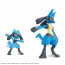 Bandai POKEMON PLAMO COLLECTION NO.44 SELECT SERIES RIOLU & LUCARIO , BAN02718, by BANDAI