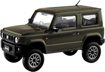 Aoshima 1/32 The Snap Kit No.8-SP1 Suzuki Jimny Custom Wheel (Jungle Green), AOS66782, by AOSHIMA