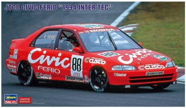 Hasegawa 1/24 Hasegawa Limited Series JTCC CIVIC FERIO 1994 INTER TEC  , HAS03853, by HASEGAWA