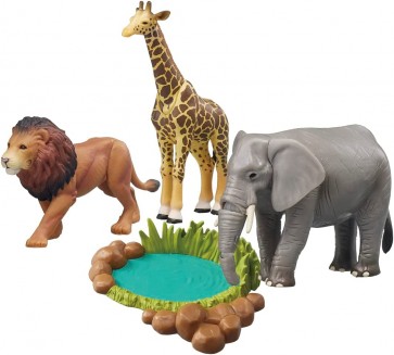 TAKARA TOMY Ania AA-01 Savanna Popular Animal Set, TAK98854, by TAKARA TOMY
