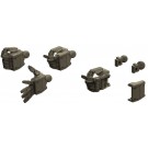 Bandai 1/144 Builders Parts HD MS Hand 03 (EFSF S size) Mechanic color , BAN11634, by BANDAI