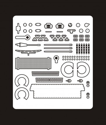 Aoshima 1/24 Toyota Corolla Levin AE92 Gr.A DETAIL UP PARTS , aos98271, by AOSHIMA