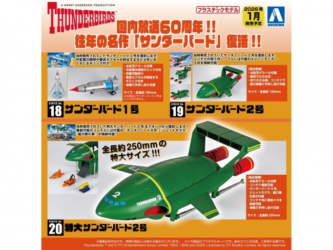 THUNDERBIRD 2 モデル Giant Thunderbird 2 by Aoshima – Mike Pigott's Diecast Toys