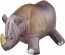 TAKARA TOMY Ania Adventure Continent Ania Kingdom Air Figure Cyrus (Indian Rhino), TAK08593, by TAKARA TOMY