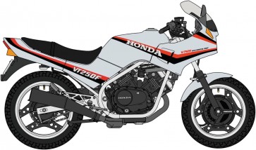Hasegawa 1/12 Honda VT250F (MC08) (1984) Silver Color, HAS17713, by HASEGAWA