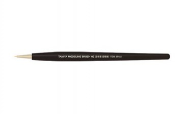 Tamiya Makeup material series No.153 Modeling Brush HG Pointed Brush Ultra Fine, TAM71537, by TAMIYA