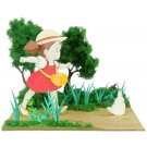 Sankei MINIATUART KIT STUDIO GHIBLI MINI WALKING MEI & SMALL TOTORO , SNK49544, by SANKEI